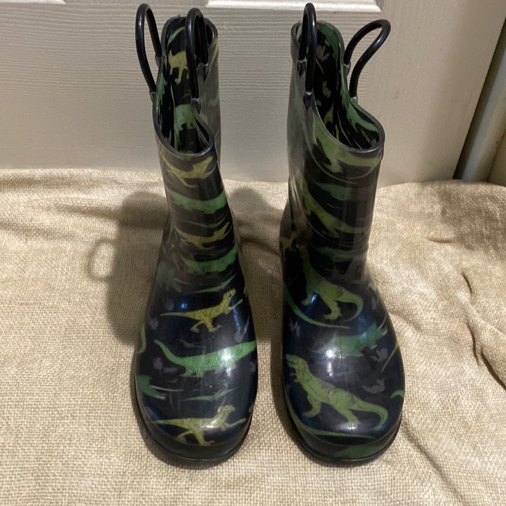 Dino Light up rain boots